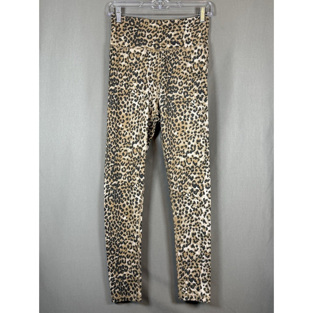 Ragdoll LA Brown Leopard Print Leggings - S102 - Size L - Rocker Chic